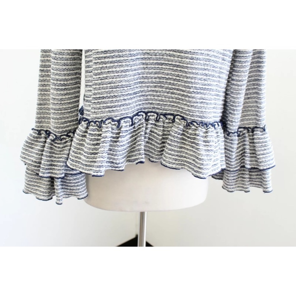 Banana Republic Ruffle Peplum Tweed Jacket - Picture 8 of 8